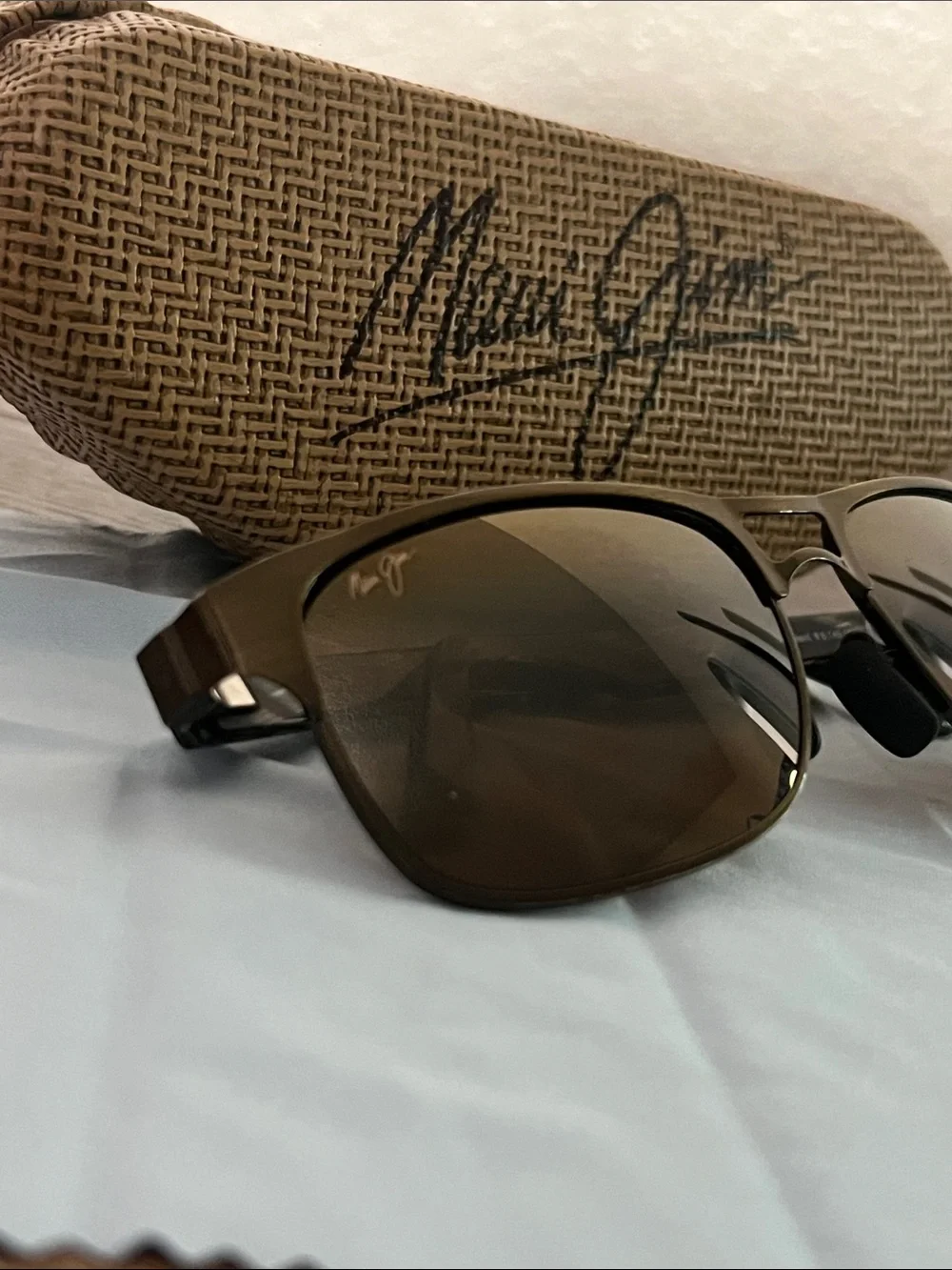 Men’s Maui Jim MJ 296-20A 57[]Brown Frame with Brown Polarized Lenses Sunglasses